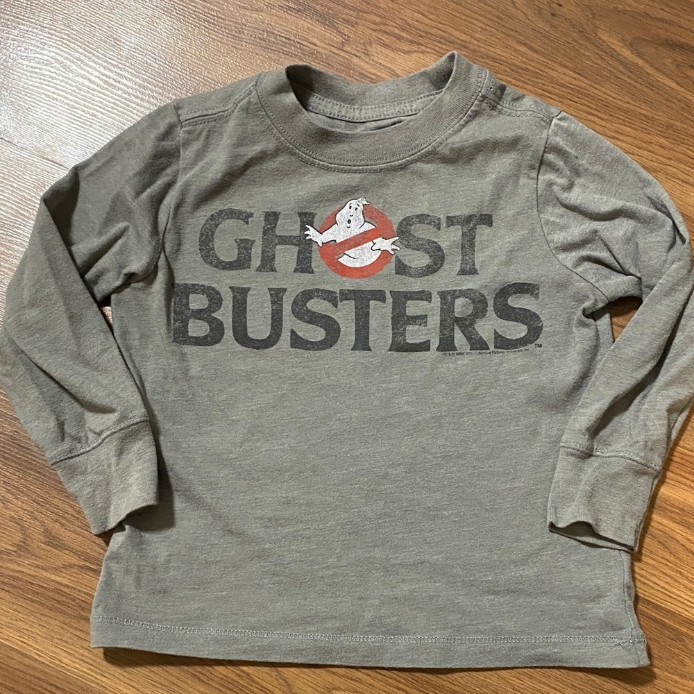 ✨8/$10.  Old Navy. Ghostbusters Kids Long Sleeve Shirt. Size 3T